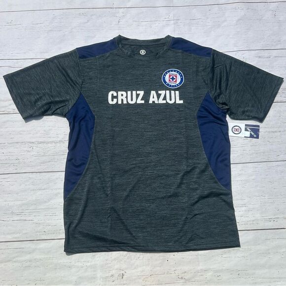Cruz Azul Mens Soccer Training Jersey Gray Size Large - Picture 1 of 7